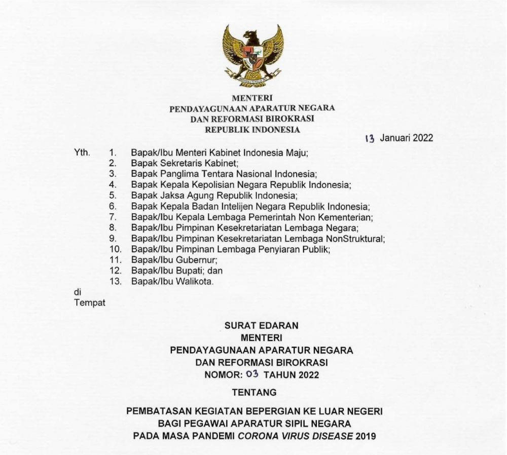 Kabar Buruk Bagi ASN Dan Keluarganya Yang Suka Plesir Ke Luar Negeri Saat Liburan, Pemerintah Tak Izinkan, Kecuali...