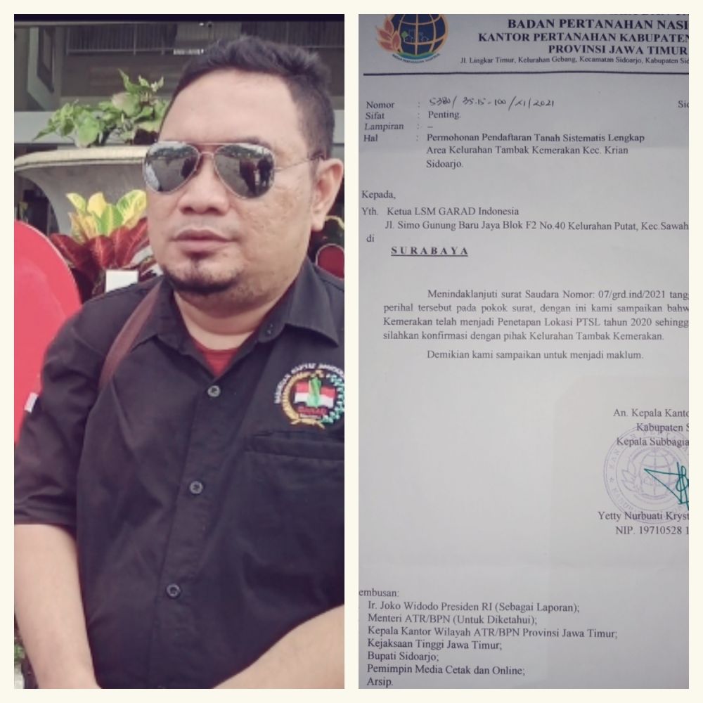 Minta Difasilitasi Terkait Pengajuan PTSL, BPN Sidoarjo Malah Dilempar Ke Kelurahan