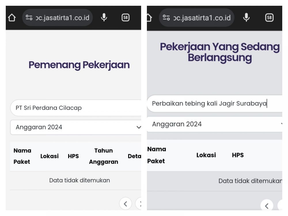 Proyek Siluman Pembenahan Tebing Kali Jagir Surabaya, PT Jasa Tirta 1 Diduga Hanya Cari Ceperan Dari Uang Rakyat