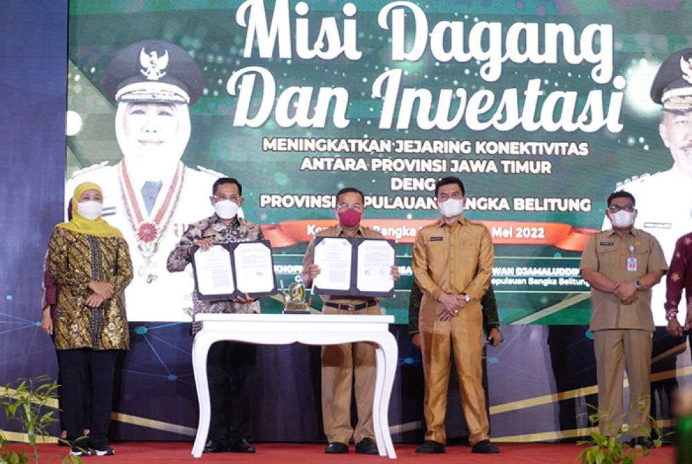 Tingkatkan Jejaring, Diskominfo Jatim MoU Dengan Diskominfo Babel