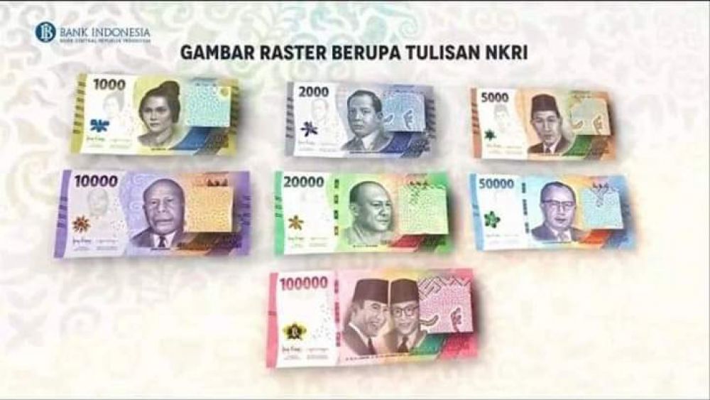 BI Luncurkan 7 Uang Pecahan Uang Kertas Baru 2022, Resmi Berlaku Hari Ini