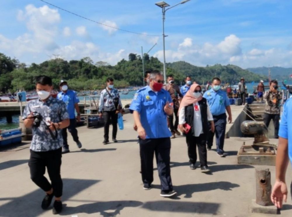 Kadis KKP Jatim Bersama Tim, Kunjungi UPT PPP Pondokdadap