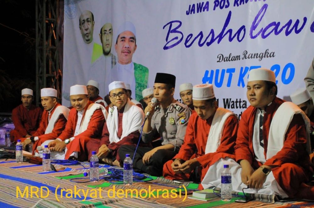 Mengenal Bripka Sutrisno, Anggota Polres Pamekasan Yang Aktif Jadi Bilal Dan Membumikan Gerakan Solawat Di Masyarakat