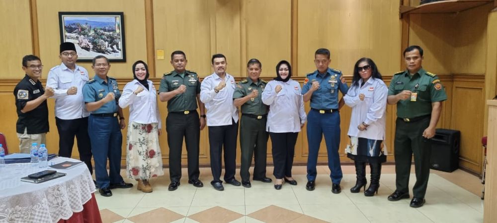 Ketua Presidium FPII, Presiden ABS Dan Jajaran Sambangi Kapuspen TNI Di Mabes TNI