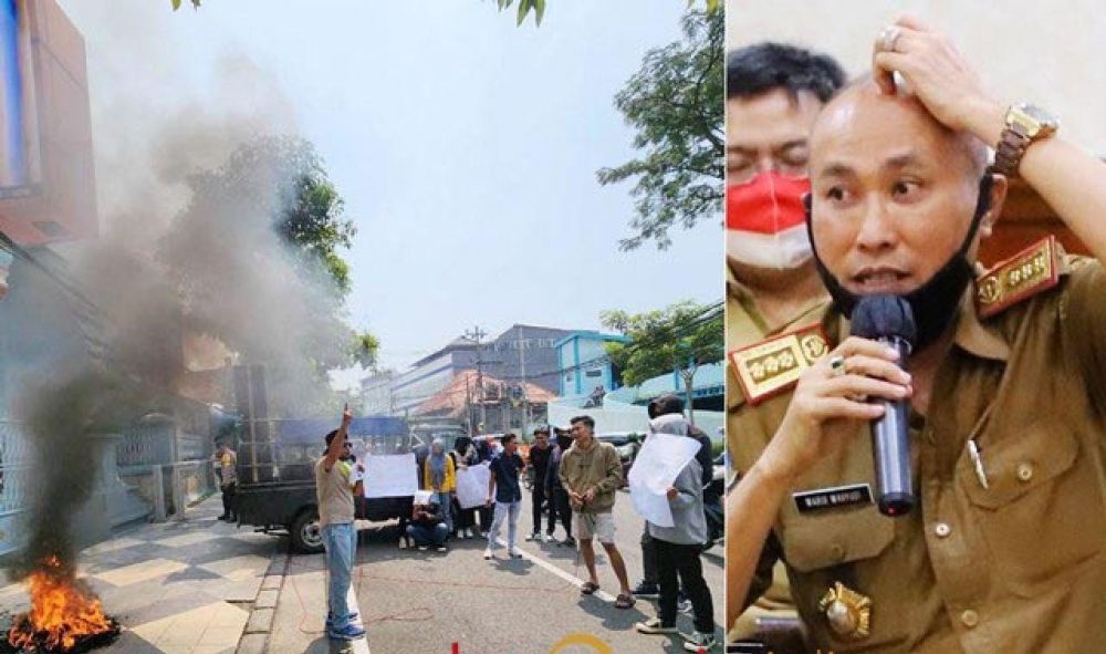 Untuk Kesekian Kalinya Kantor Dispendik Jatim Didemo, Jaka Jatim Minta KPK Tangkap Pak Kadis