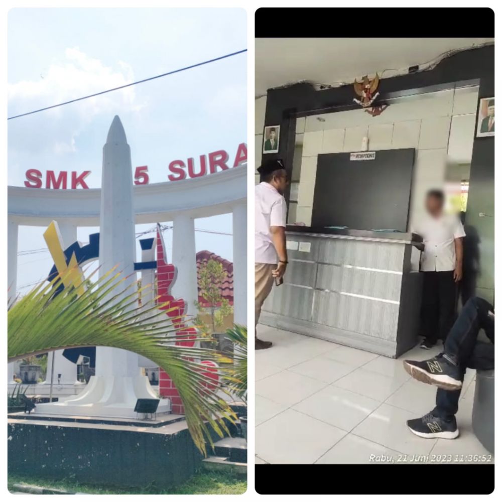 Tindak Lanjuti Dugaan Pungli Di SMKN 5 Surabaya, LSM Dan Awak Media Malah Hendak Diajak Adu Jotos