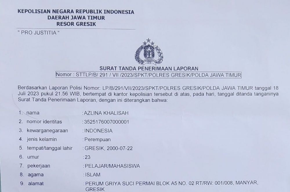 Gadis Lugu Berniat Pinjamkan Hp, Ehh..Malah Dibawa Kabur Maling