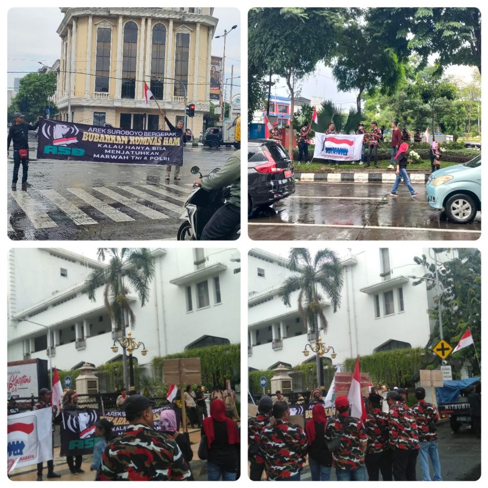 Sikapi Kebrutalan OPM Di Papua, LMP Dan ASB Turun Lapangan Tuntut Bubarkan KOMNASHAM