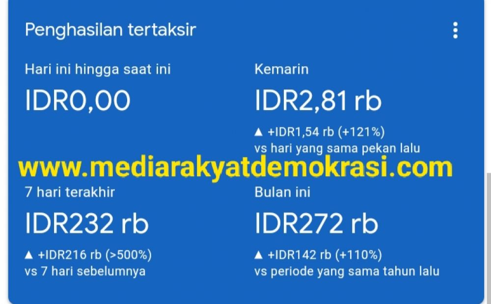 View/Pembaca Lebih Dibutuhkan Daripada Subscribe/Pengikut, Bagi Media Online Yang Sudah Terdaftar Di Google Adsense