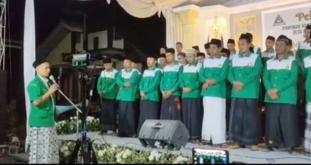 Beredar Vidio Pelantikan GP Ansor Muntilan, Sebut Haram Jadi Kader PKS