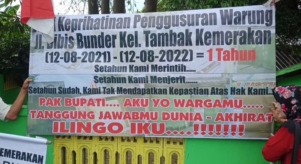 Nasib Korban Penggusuran Warung Bibis Terkatung', Hingga Gus Muhdlor Bupati Sidoarjo Dianggap Dzalim Kepada Rakyatnya
