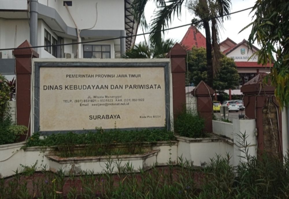 LSM GARAD Soroti Anggaran Renovasi Gapura Disbudpar Jatim : Nilainya Fantastis Sekali Untuk Biaya Renovasi Gapura