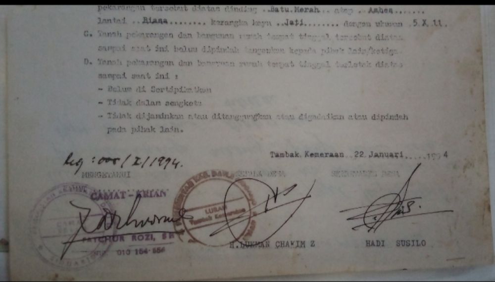 Diduga Mengaburkan Data Petok D Warga, Pemilik Warung Bibis Didampingi LSM GARAD Bakal Somasi Instansi Dan Institusi Kabupaten Sidoarjo