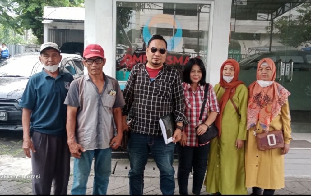 Kecewa Dengan Perilaku Lurah Tambak Kemerakan, Pemilik Warung Bibis Korban Penggusuran Didampingi LSM Datangi Ombudsman RI