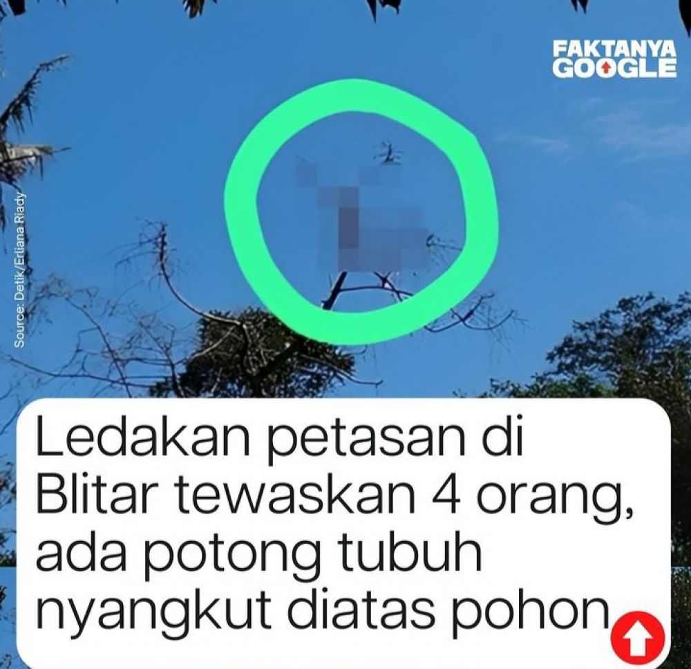 Ngerinya Letusan Petasan Yang Disamakan Dengan Ledakan Bom Di Blitar : Ada Yang Nemu Potongan Kuping Astaga!!