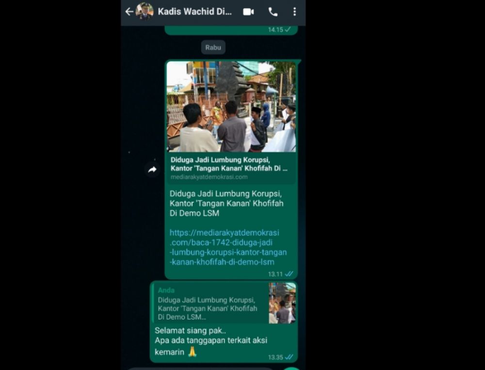 LSM Dan Media Diduga Dibenturkan Atas Pemberitaan Aksi Demo LSM Di Kantor Dispendik Jatim Waktu Lalu?