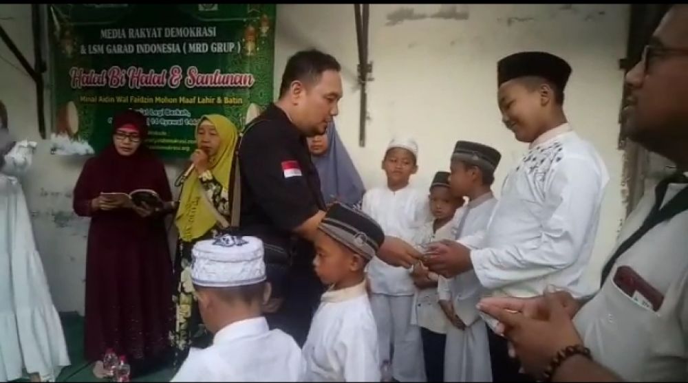 Jumat Legi Berkah, MRD Group Gelar Acara Halal Bihalal Bersama LSM Dan Media Sekaligus Santunan Anak Yatim/Piatu