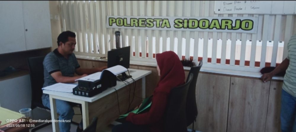 Tindaklanjut Laporan Pengerusakan Warung Bibis, Pelapor Dimintai Keterangan Sie Propam Polresta Sidoarjo