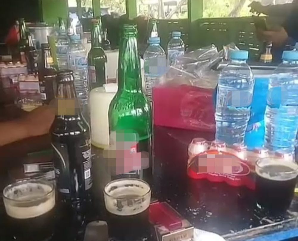 Oknum Wartawan Diduga Bekingi Penjual Miras Di Kawasan Wisata Jurang Kuping Surabaya