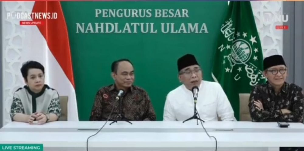 Terdaftar Di TKN Prabowo-Gibran, Gus Yahya Ketum PBNU : Khofifah Harus Non Aktif Dari Ketua Muslimat NU