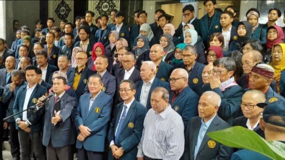 Giliran Civitas Universitas Brawijaya Nyatakan Sikap Penegakan Hukum Dan Etika Demokrasi Jelang Pemilu 2024