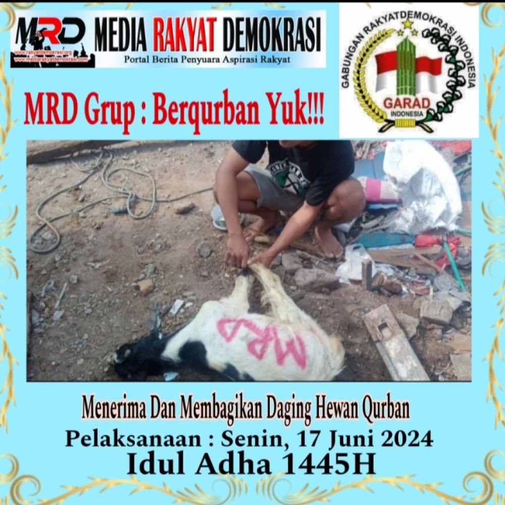 MRD Grup Dalam Momen Idul Adha : Berqurban Yuuk!!