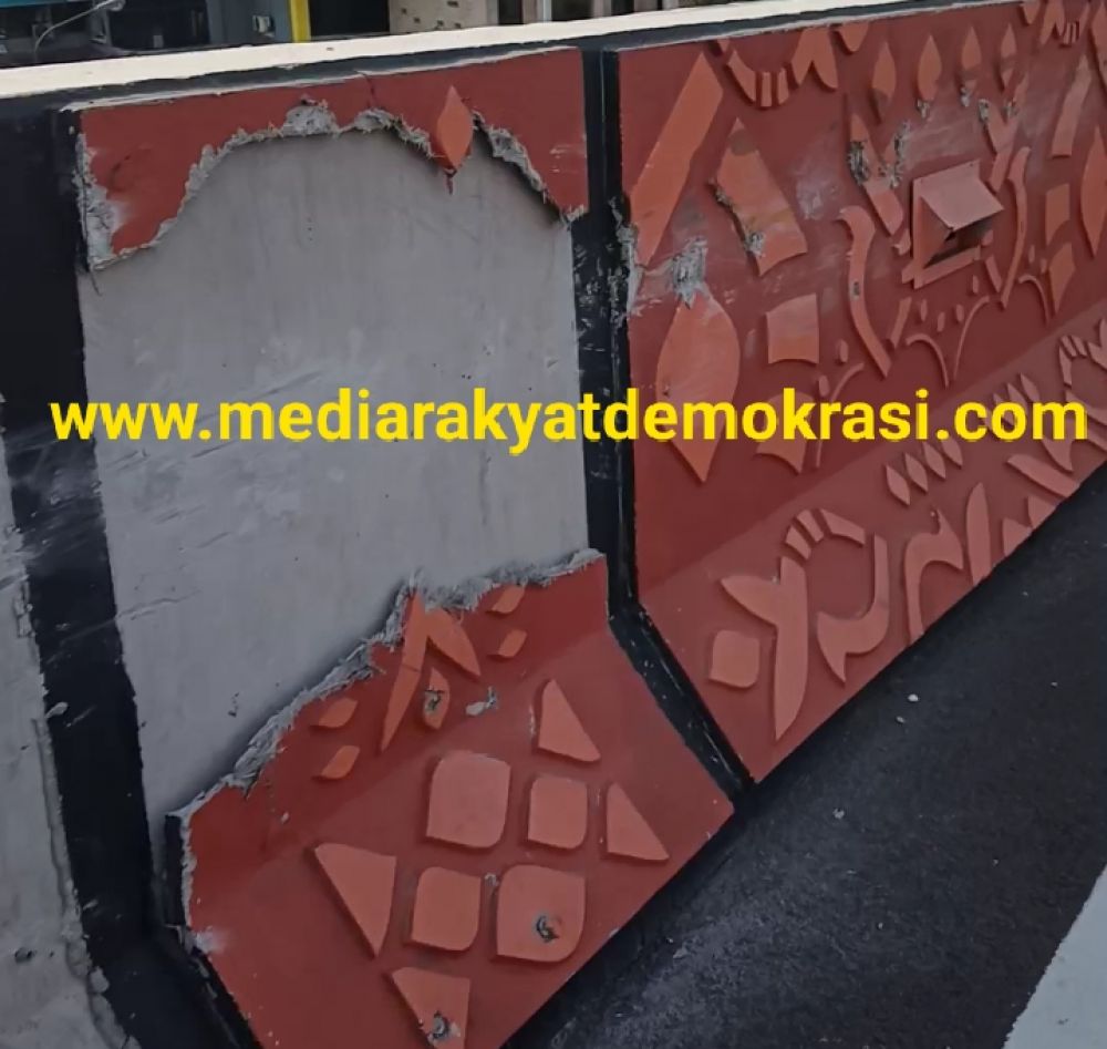 Ornamen Flyover Juanda Nilai Pekerjaan Ratusan Miliar Rupiah Sudah Banyak Yang Rusak, BBPJN Jatim-Bali Lempar Tanggung Jawab Ke Wika Selaku Vendor