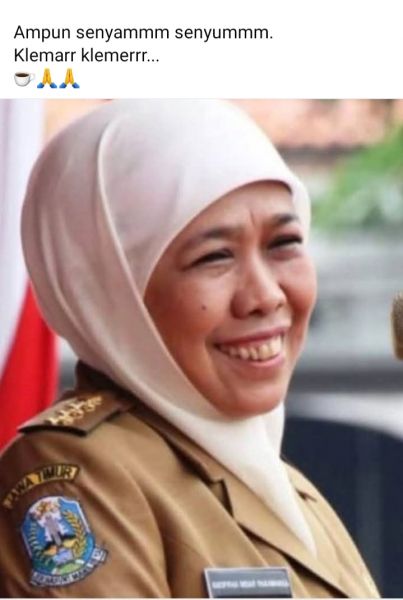 Dianggap Tidak Ada Gebrakan Dalam Memimpin Jatim, Netizen Ingatkan Gubernur Khofifah : Ampon Klemar-Klemer Bu!