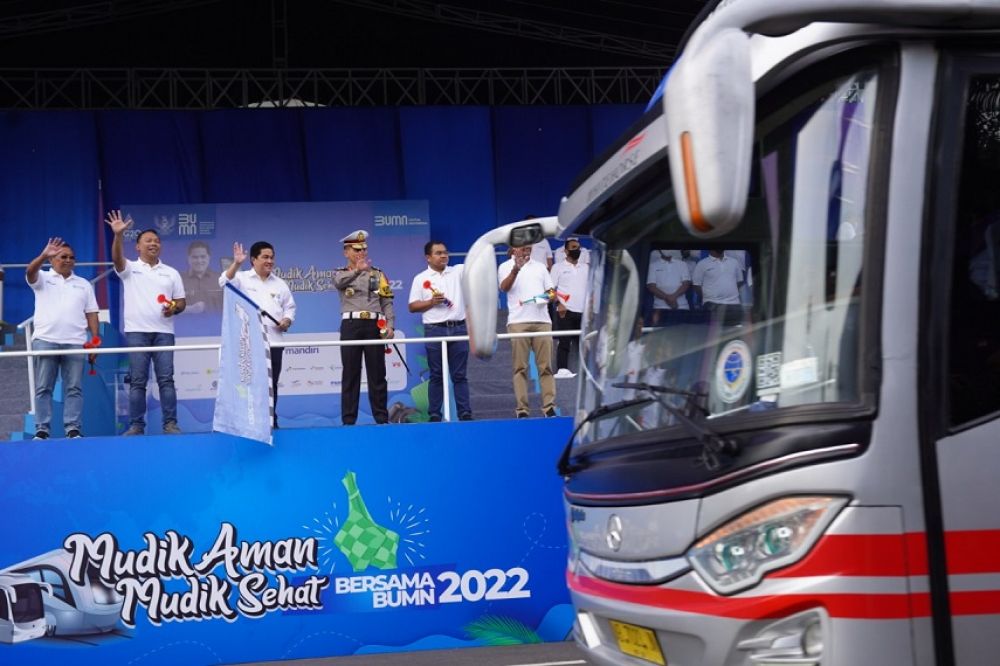 Erick Thohir Sebut, 26 BUMN Kompak Berangkatkan 40 Ribu Pemudik