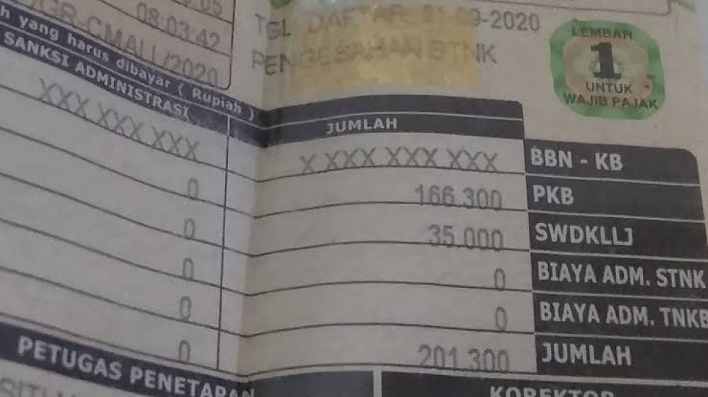 Jika STNK Dibiarkan Mati Selama 2 Tahun Maka Data Akan Dihapus, Berikut Dasar Hukumnya