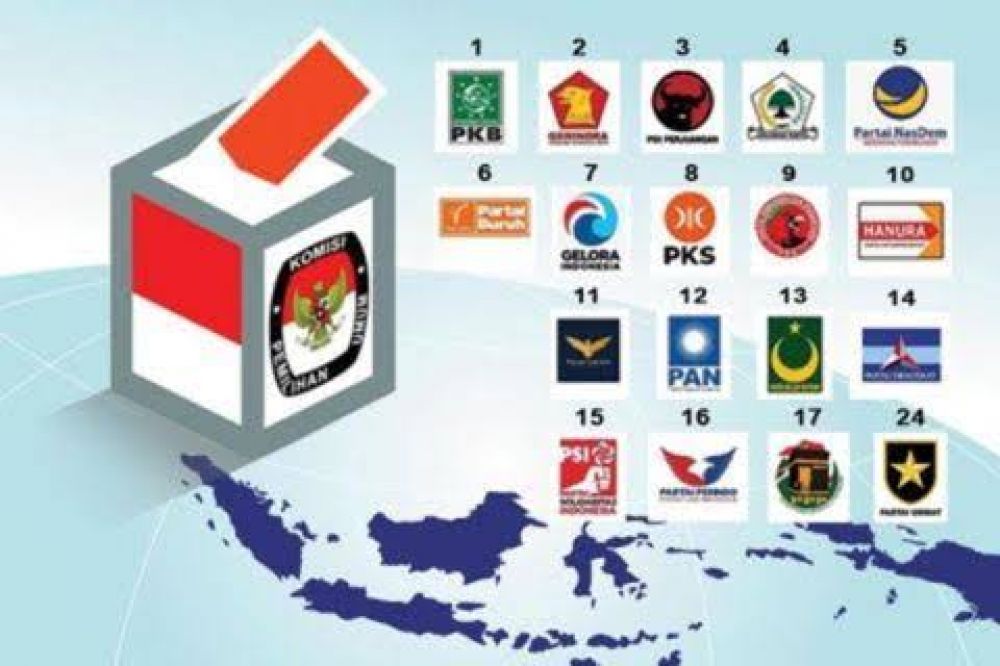 Hasil Survei Litbang Kompas : Hanya Ada 7 Parpol Lolos Parlemen Jika Sekarang Pemilu