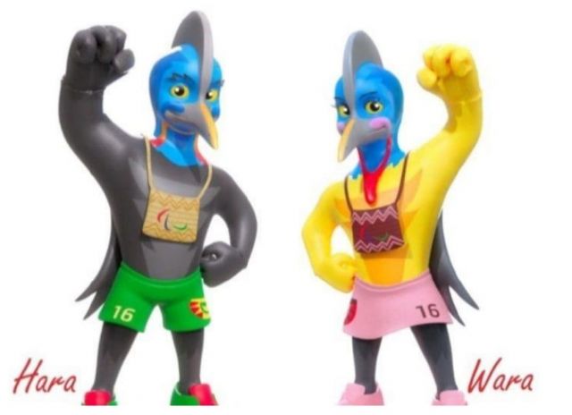 Terinspirasi Burung Kasuari, Hara dan Wara Jadi Maskot Peparnas XVI Papua 2021