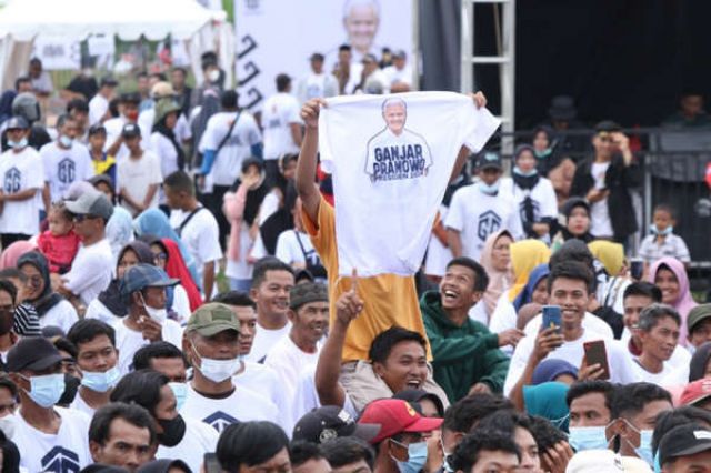 Ribuan Relawan Kumpul Di Lampung Dukung Ganjar Pranowo Calon Presiden Di Tahun 2024