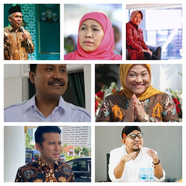 Hasil Survei Sementara Siapa Yang Pantas Pimpin Jatim Periode 2024-2029? KH Marzuki Mustamar Ungguli KIP Dan Risma