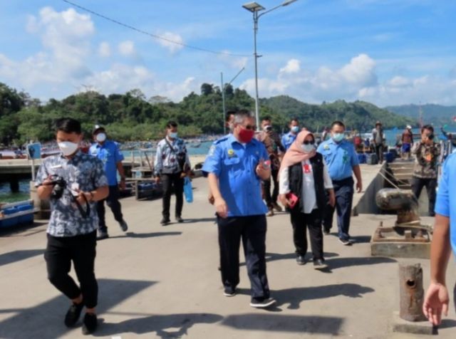 Kadis KKP Jatim Bersama Tim, Kunjungi UPT PPP Pondokdadap