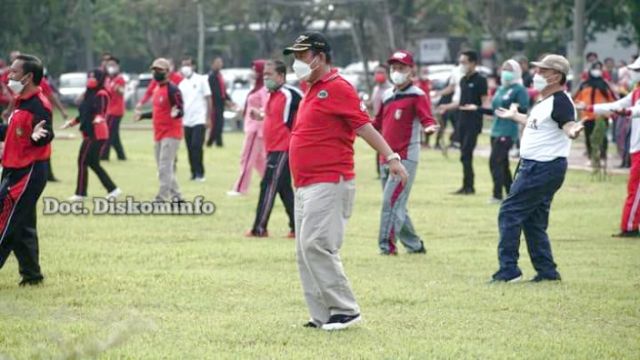 Senam Perdana Sicita, Dilaksanakan Di BMW Sport Center Tulang Bawang