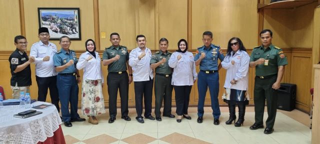 Ketua Presidium FPII, Presiden ABS Dan Jajaran Sambangi Kapuspen TNI Di Mabes TNI