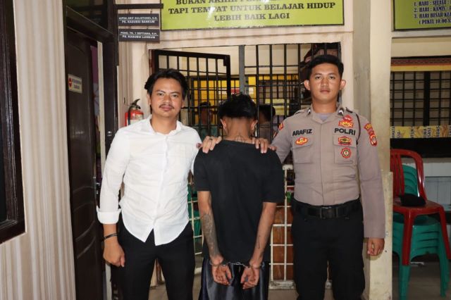Satresnarkoba Polres Tanggamus Tangkap Diduga Kurir Sabu dan Ganja di Talang Padang