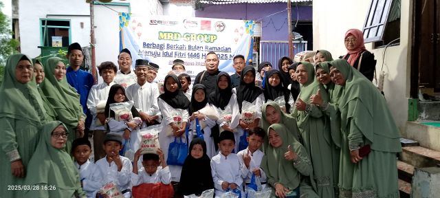 Berbagi Berkah Ramadan Jelang Idul Fitri Jilid 2, Bagi Beras Sembako Dan Santuni Anak Yatim Piatu Serta Guru Ngaji