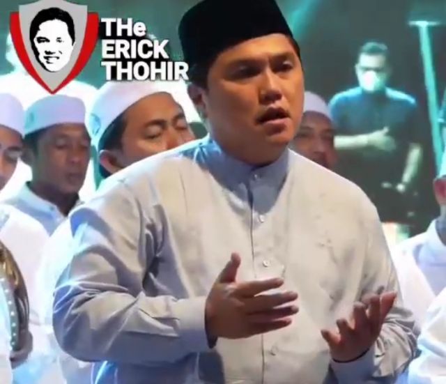 Hadiri Majelis Shalawat At-Thohir Ponpes Salafiyah Syafiiyah Situbondo, Erick Tohir Ingin Ponpes Jadi Mercusuar Peradaban