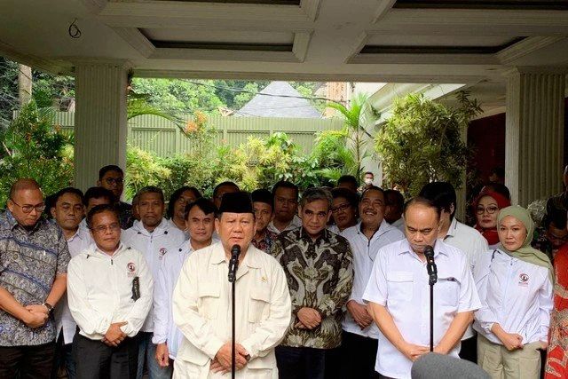 Dikunjungi Projo, Prabowo : Saya Bersama Pak Jokowi Akan Pilih Yang Terbaik Untuk Bangsa Indonesia