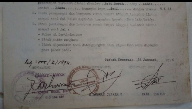 Diduga Mengaburkan Data Petok D Warga, Pemilik Warung Bibis Didampingi LSM GARAD Bakal Somasi Instansi Dan Institusi Kabupaten Sidoarjo