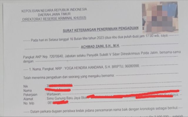 Pertanyakan Tindaklanjut Laporan Dugaan Tindak Pidana Pencemaran Nama Baik Oleh Pinjol Ilegal