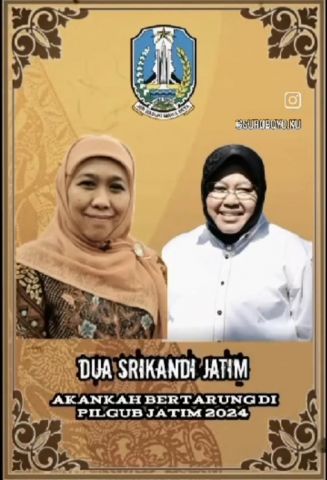 Rame Muncul Gambar Risma Jadi Kandidat Lawan Politik Khofifah Pada Pilgub 2024
