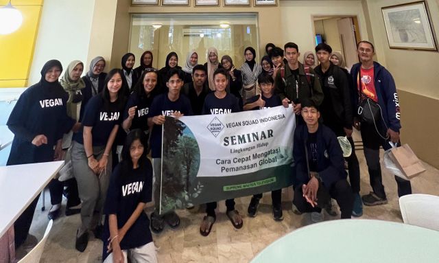 Angkat Isu Global Warming, Vegan Squad Indonesia Adakan Seminar Bertemakan 'Cara Tercepat Mengatasi Pemanasan Global'