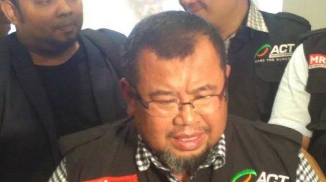 Usai Diperiksa Polisi, Presiden ACT Tak Banyak Bicara