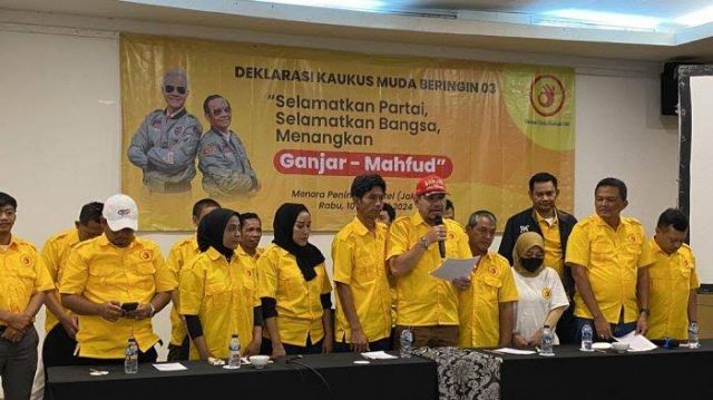 Gelisah Dengan Nasib Partai Golkar, Kader Golkar Kaukus Muda Beringin 03 Membelot Dukung Ganjar-Mahfud